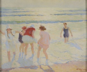 La Marée Montante by Charles Garabed ATAMIAN - auction artwork with signature