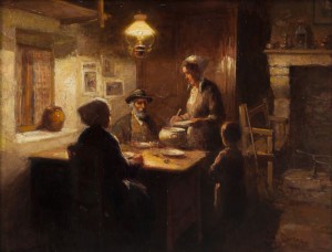 Scene D'intérieur by Edouard Léon CORTES