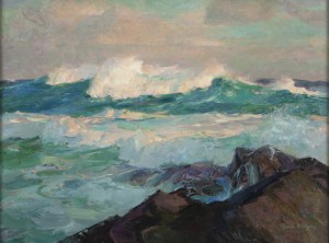 ''racing Breakers'', Coastal Crashing Waves by Frank Harmon MYERS