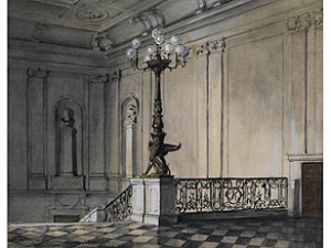Treppe Vom Regierungsgebäude In Breslau by Martin KIMBEL - auction artwork with signature