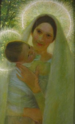Madonna And Child by Jean SALA