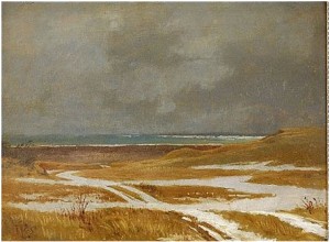 Landskapsstudie by Johan Thomas LUNDBYE