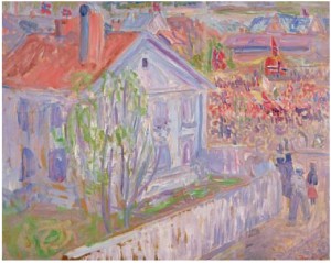 17.mai I Lillehammer by Thorvald ERICHSEN - auction artwork with signature