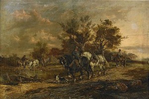 Ridande Sällskap by Alexis De LEEUW