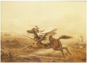 Beduinkrigare Till Häst by Niels SIMONSEN - auction artwork with signature