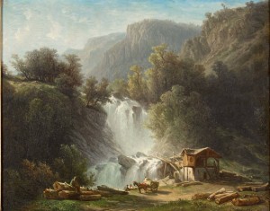 Wasserfall Mit Säge by François DIDAY - auction artwork with signature
