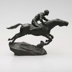 Naken Ryttare Till Häst by Heinrich SPLIETH - auction artwork with signature