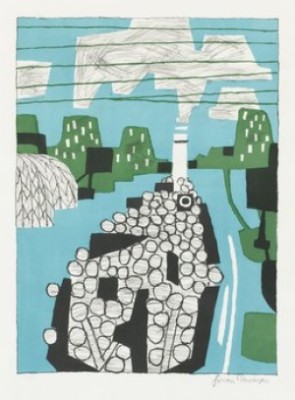 Stadsbild by Julian TREVELYAN - auction artwork with signature