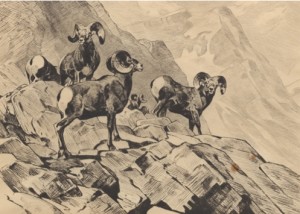 Among The Crags by Carl Clemens Moritz RUNGIUS