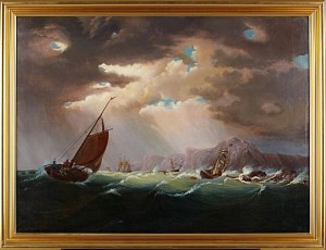 Marinmotiv by Lorens Wilhelm HOLM