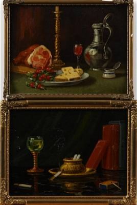 (2) Stilleben by Béla HRADIL