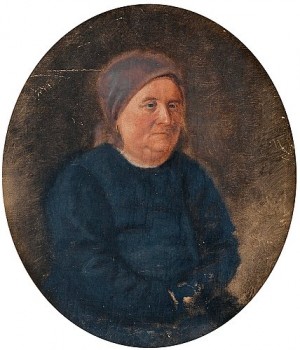 Repin's Godmother Marfa Vasilievna Radova by Ilya Efimovich REPIN