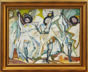 Figurkomposition by Åke DALBERG - auction artwork with signature