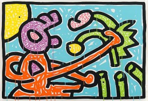 Flowers by Keith HARING