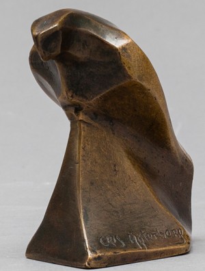 Art Nouveau Fågel by Christopher ‘Cris’ AGTERBERG - auction artwork with signature