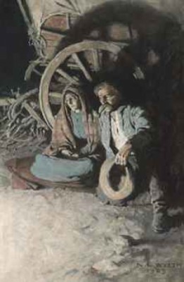 'it Was Such A Warm Little House, There,' Said She, Huskily by Newell Convers WYETH