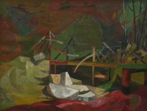 The Bridge by Alexander MINEWSKI - auction artwork with signature