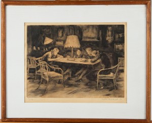 Kvällsstunden by Edith WIKLUND - auction artwork with signature