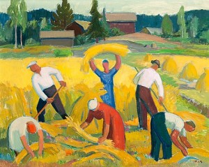 Harvesting by Onni OJA