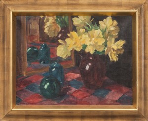 Stilleben Med Gula Tulpaner by Osmund PITTMAN - auction artwork with signature
