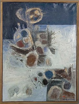Vinter by Olavi VEPSÄLÄINEN - auction artwork with signature