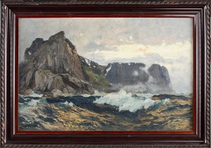 Motiv Från Nordkap by Carl SALTZMANN - auction artwork with signature