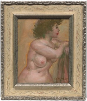 Nude Torso by Clyde SINGER