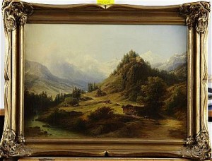 Alpstuga by Eduard Friedrich PAPE