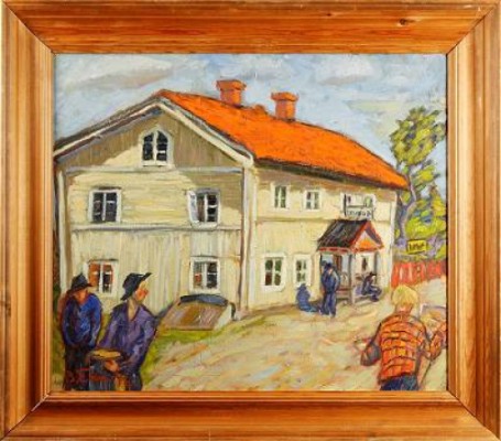 Småstadsmotiv by Bengt ELLIS