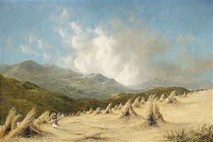 Skördelandskap by Samuel John BARNES - auction artwork with signature