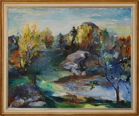 Landskap by Per LUND - auction artwork with signature