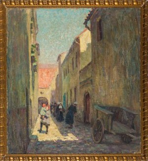 3 Rue, Notre Dame by Marie LØKKE - auction artwork with signature