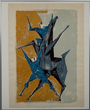 Ryttare by Remo ROSSI - auction artwork with signature