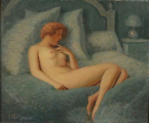 Femme Endormie by Jacques WEISMANN - auction artwork with signature