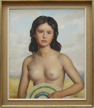 Ung Kvinna by Maurice Ambroise EHLINGER