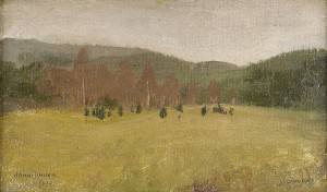Höstlandskap, Sverige by John BAUER