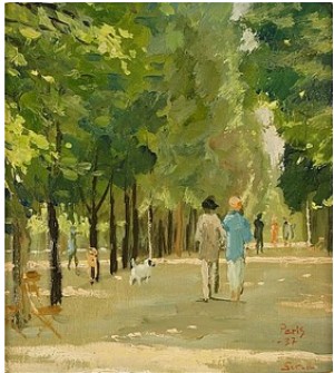 Promenad I Paris by Greta GERELL