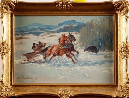 Vildsvinsjakt I Galicien by Roman BREITENWALD