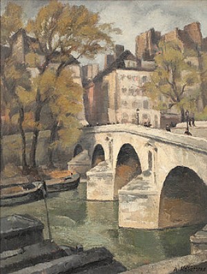 Motiv Från Paris by André HEBUTERNE - auction artwork with signature