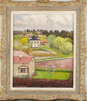 ängby Slott by Torsten HÄRNE - auction artwork with signature