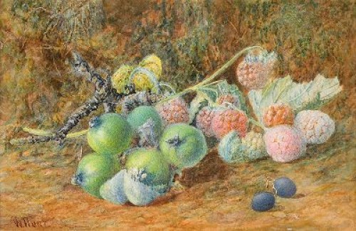 Stilleben by William Henry HUNT - auction artwork with signature