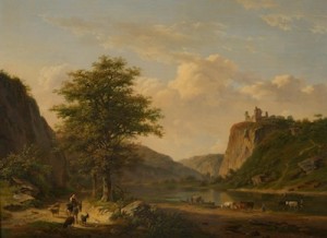 Pastoral Landscape by Jan Baptiste De JONGHE