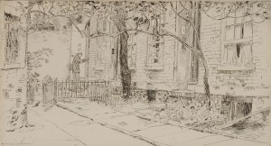 Spring In Milligan Place by Childe HASSAM