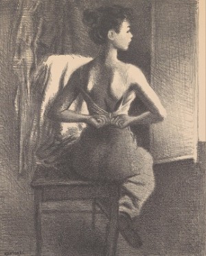 The Model by Raphael SOYER