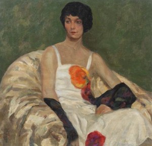 Portrait Of A Young Woman by Paul H. WINCHELL - auction artwork with signature
