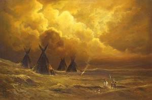 Navajo Encampment by Gerard Curtis DELANO