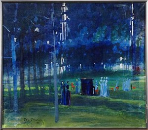 Orgelsalen by Stig MORIN - auction artwork with signature