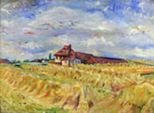 Rural Landscape In A Harvest Time by Vincenc BENES