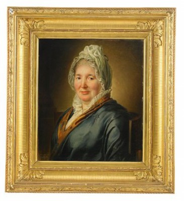 Porträtt Föreställande Christina Elisabeth Hjorth by Per (The Younger) KRAFFT