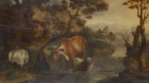 Landskap Med Herde Och Boskap by Dirk Van BERGEN